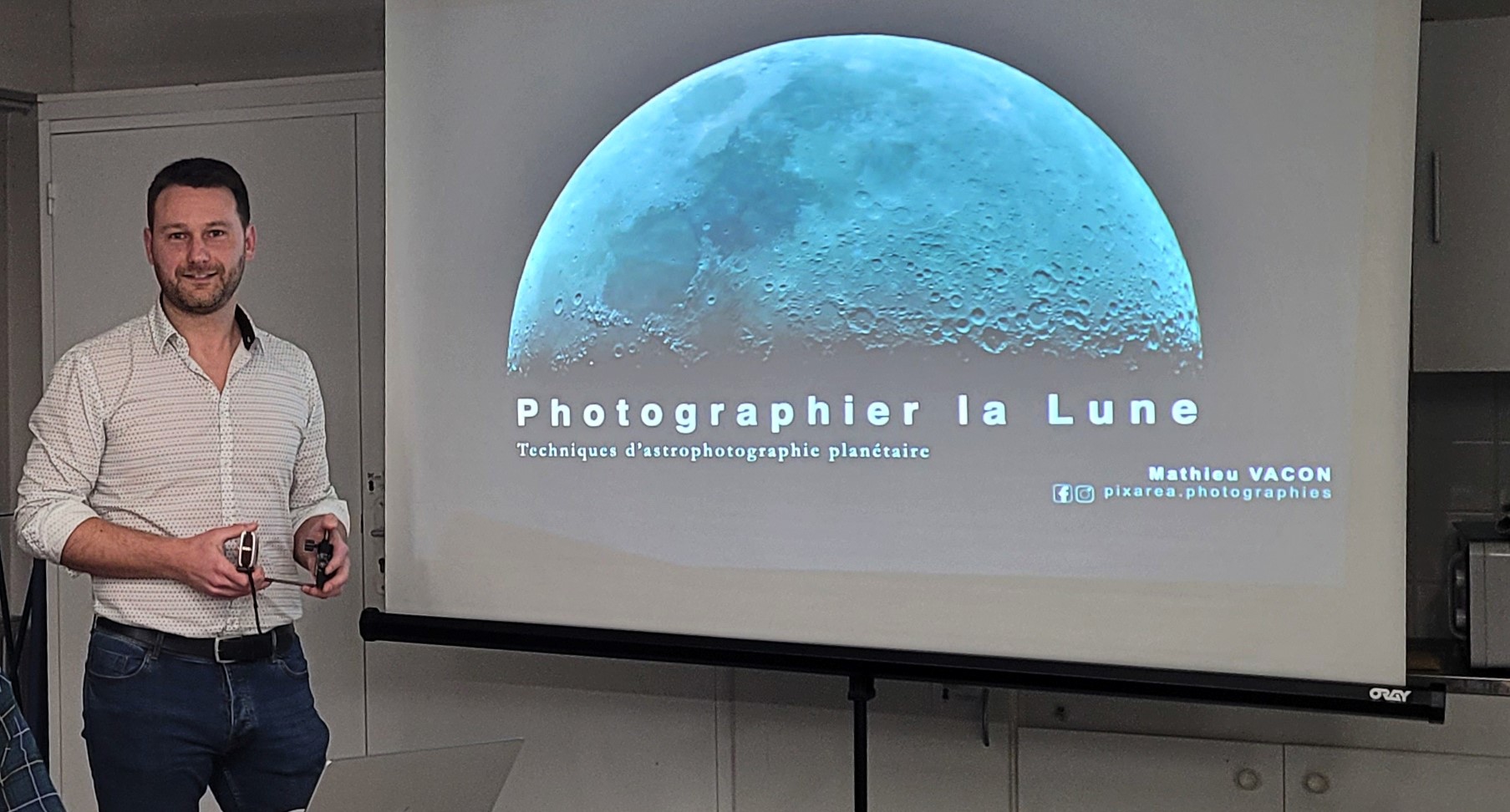 Lire la suite à propos de l’article Un petit pas vers la lune avec Mathieu VACON…